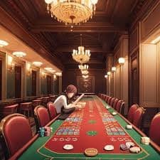Dealer langsung membagikan kartu di studio Infinite Blackjack tukang toto dengan beberapa pemain yang bermain dari kartu yang sama