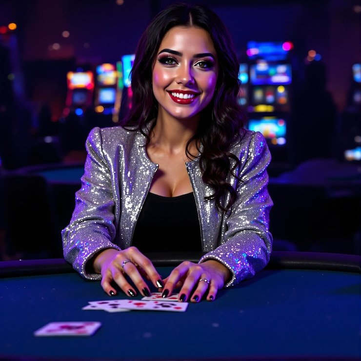Dealer langsung memutar roda roulette di studio profesional tukang toto dengan kamera multi-sudut